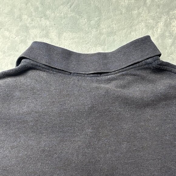 Polo Ralph Lauren Men's Size Large Polo Shirt Classic Fit Navy Blue w/ Logo - Picture 10 of 10